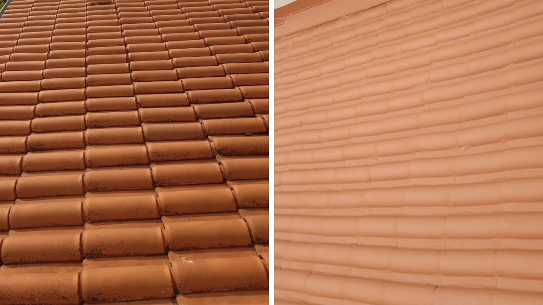 Manta Líquida Emborrachada Imperlast Antes e Depois